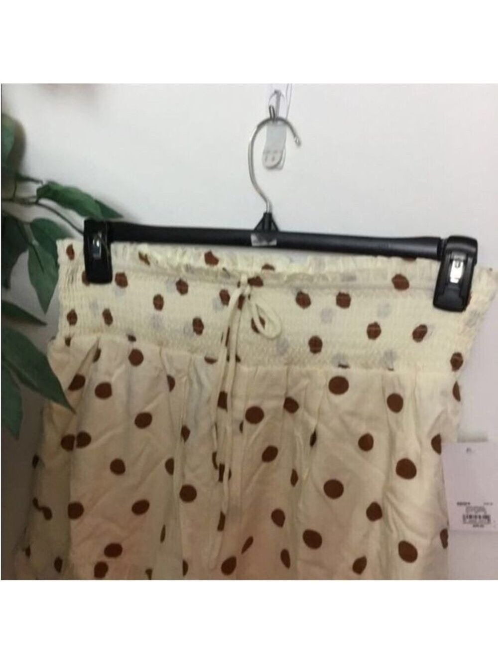 SO twist front crop top & short set Woman’s Juniors XL ginger dots - Picture 13 of 13